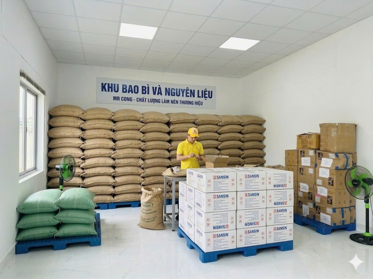 Hình ảnh nhà xưởng Mr Cộng